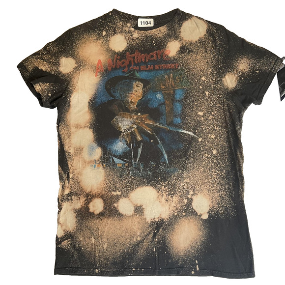 A Nightmare On Elm Street Men Shirt S Black Graphic Print Freddy Krueger - Picture 1 of 7